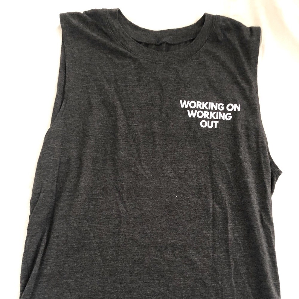 LeSweat Working on Working Out Tank! Sz Small